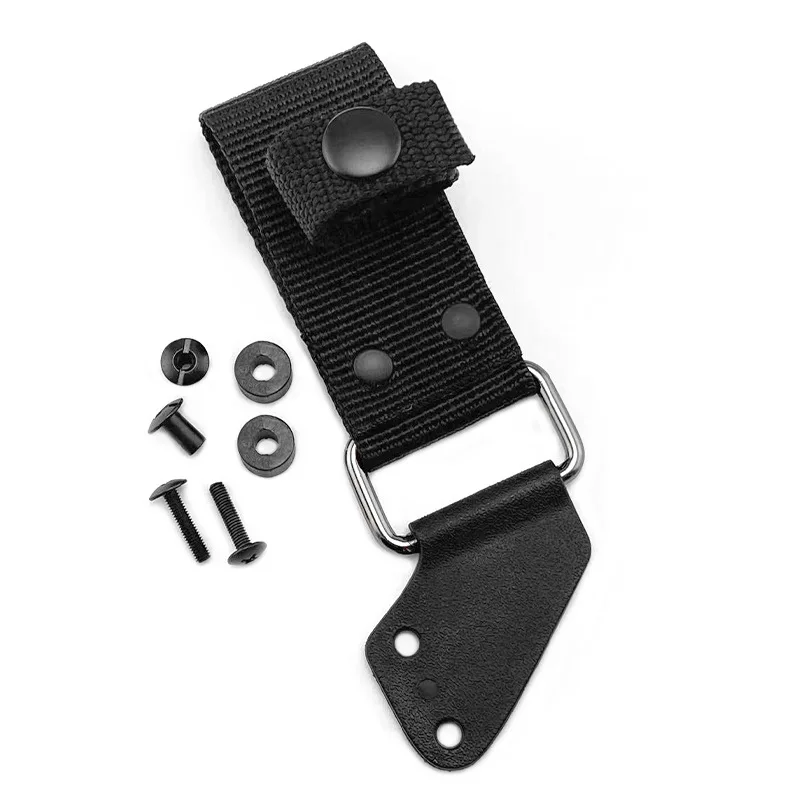Funda cuchillo recto personalizada con clip cinturón y fijación - imagen 2