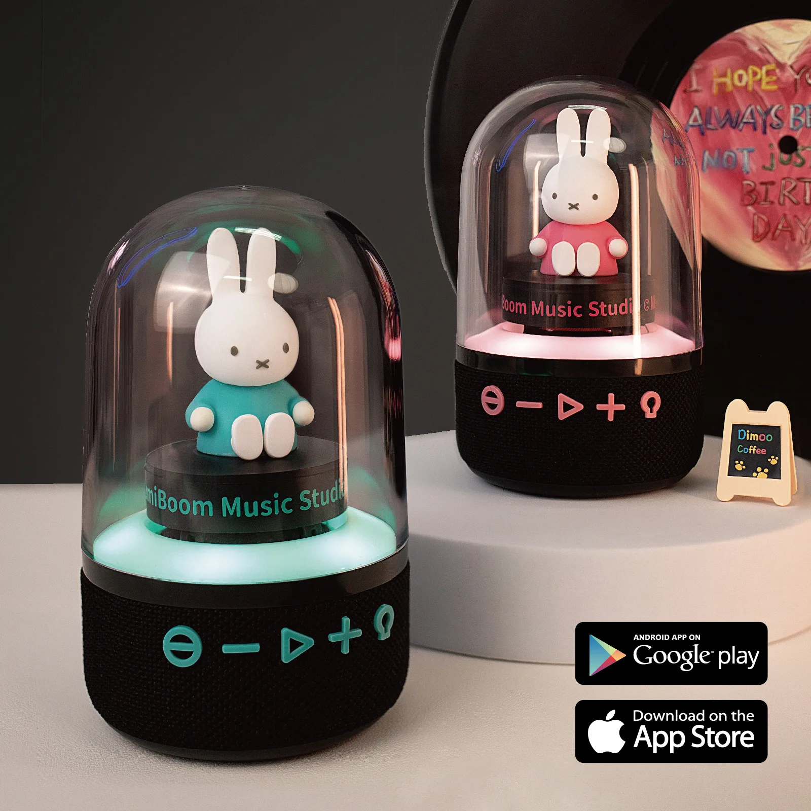 

Bluetooth-динамик Miffy, интеллектуальное приложение для мобильного телефона, градиентное управление освещением, беспроводной сабвуфер, окружающее освещение, настольный компьютер