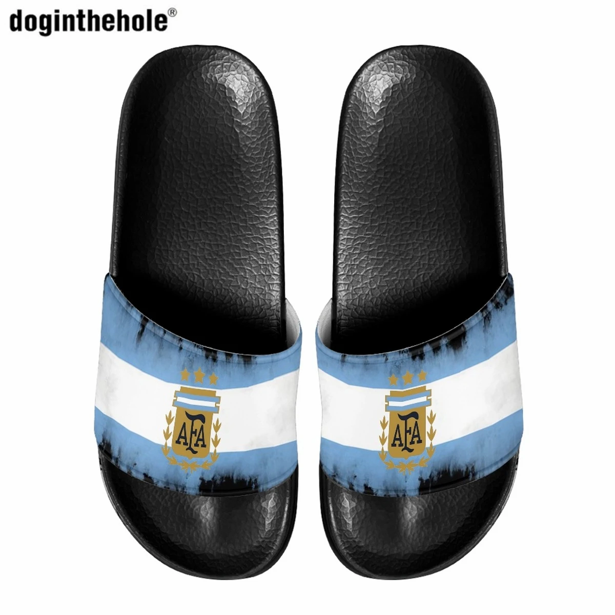 Fashion Women's Casual Flat Sandals Argentine Flag Design Art Design Hot Indoor Non-slip Couple Slippers Beach Slippers Hot Sale