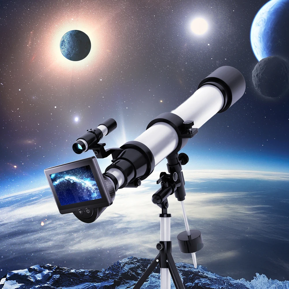 Ocular eletrônico wi-fi 1080p, câmera de telescópio, ocular digital, acessórios para telescópio astronômico