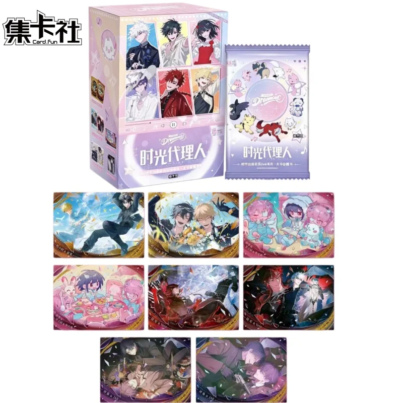 genuine-cardfun-link-click-time-escape-music-live-series-anime-collectible-trading-cards-edition-anime-lu-guang-cheng-toy-gifts