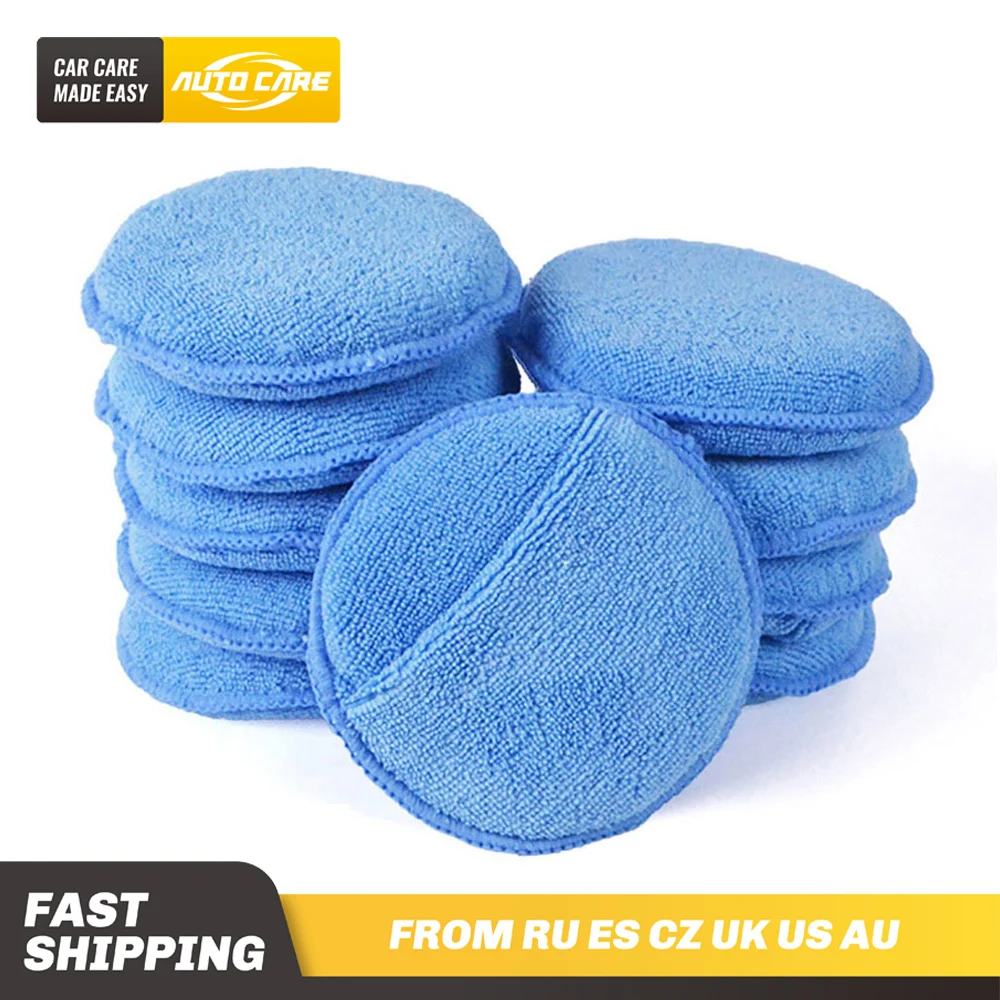 Tampone per applicatore di cera in microfibra 10 pezzi 5 \