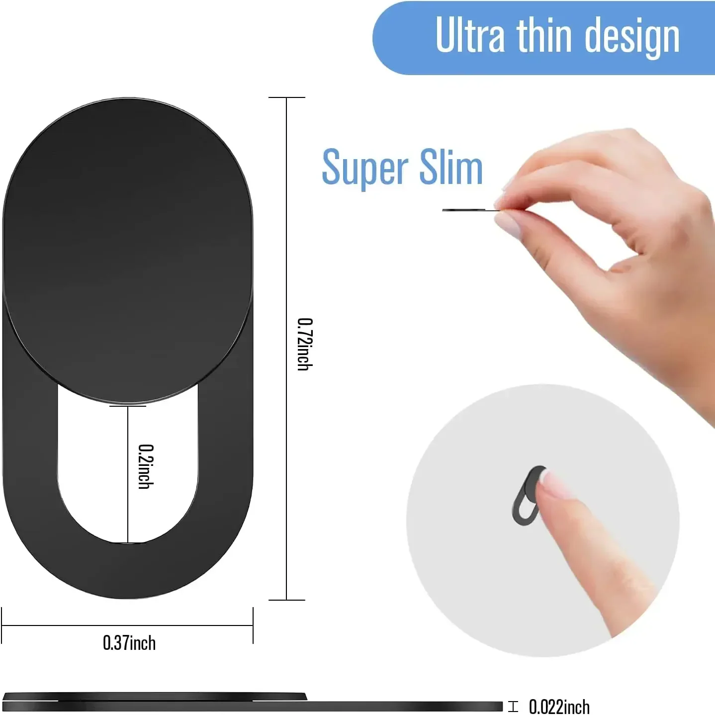 Webcam Cover Laptop Camera Slider Phone Antispy For iPad Macbook Tablet Privacy Sticker Lens Occlusion Anti-Peeping Protector view 4