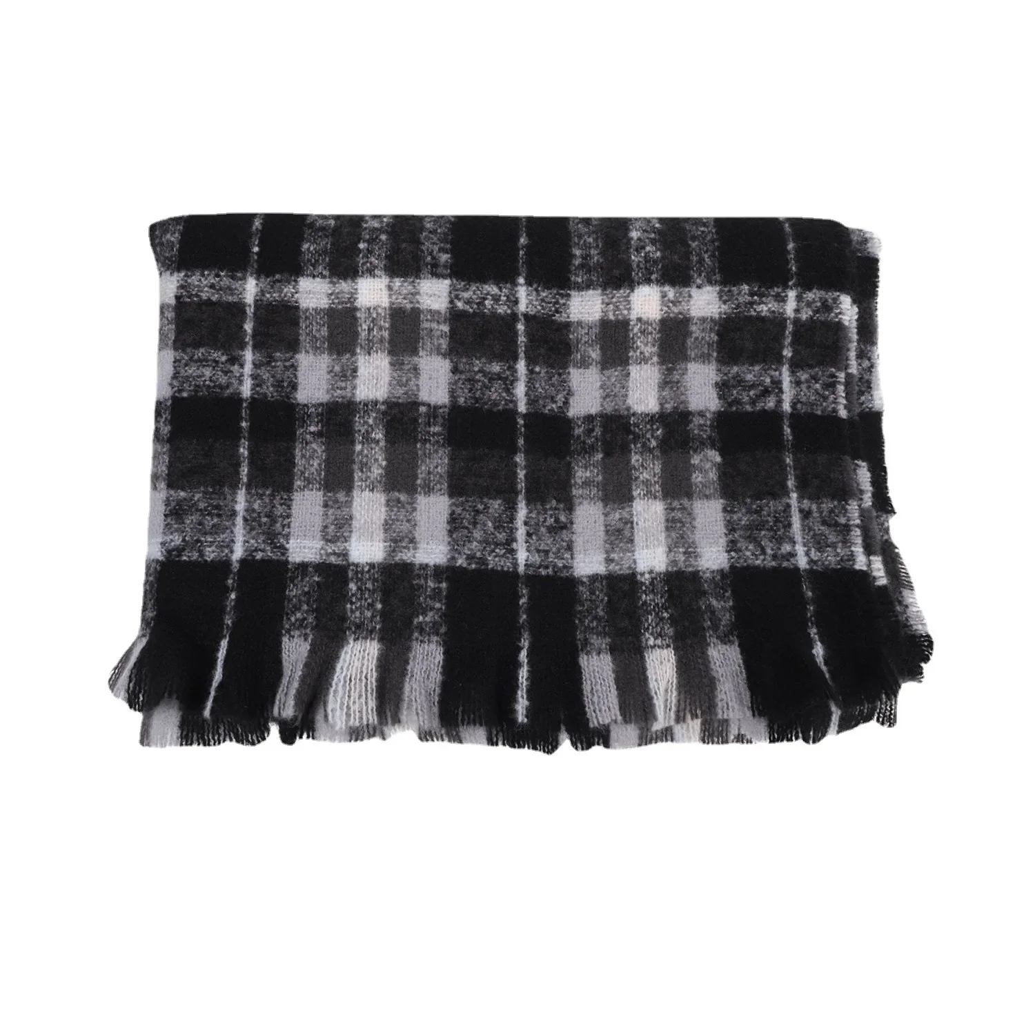 طبعة محدودة الخريف/الشتاء الاسكتلندي منقوشة وشاح الرجال الدافئة ساحة ربطة العنق زوجين النمط البريطاني اللون حجب وشاح المرأة #4