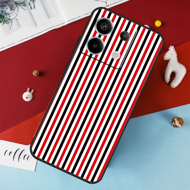 Milan Stylish Stripe Design Case For Xiaomi Redmi 13C 12C 10C 9C 10A Redmi Note 11 9 10 12 13 Pro 9S 10S 11S 12S Cover