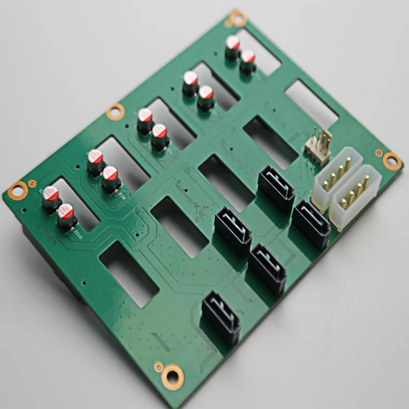 N1 N2 JONSBO Chassis Accessories Backplane SATA Connector 5 Hard Disk Interface Circuit Board Fast Installation Server Backplane