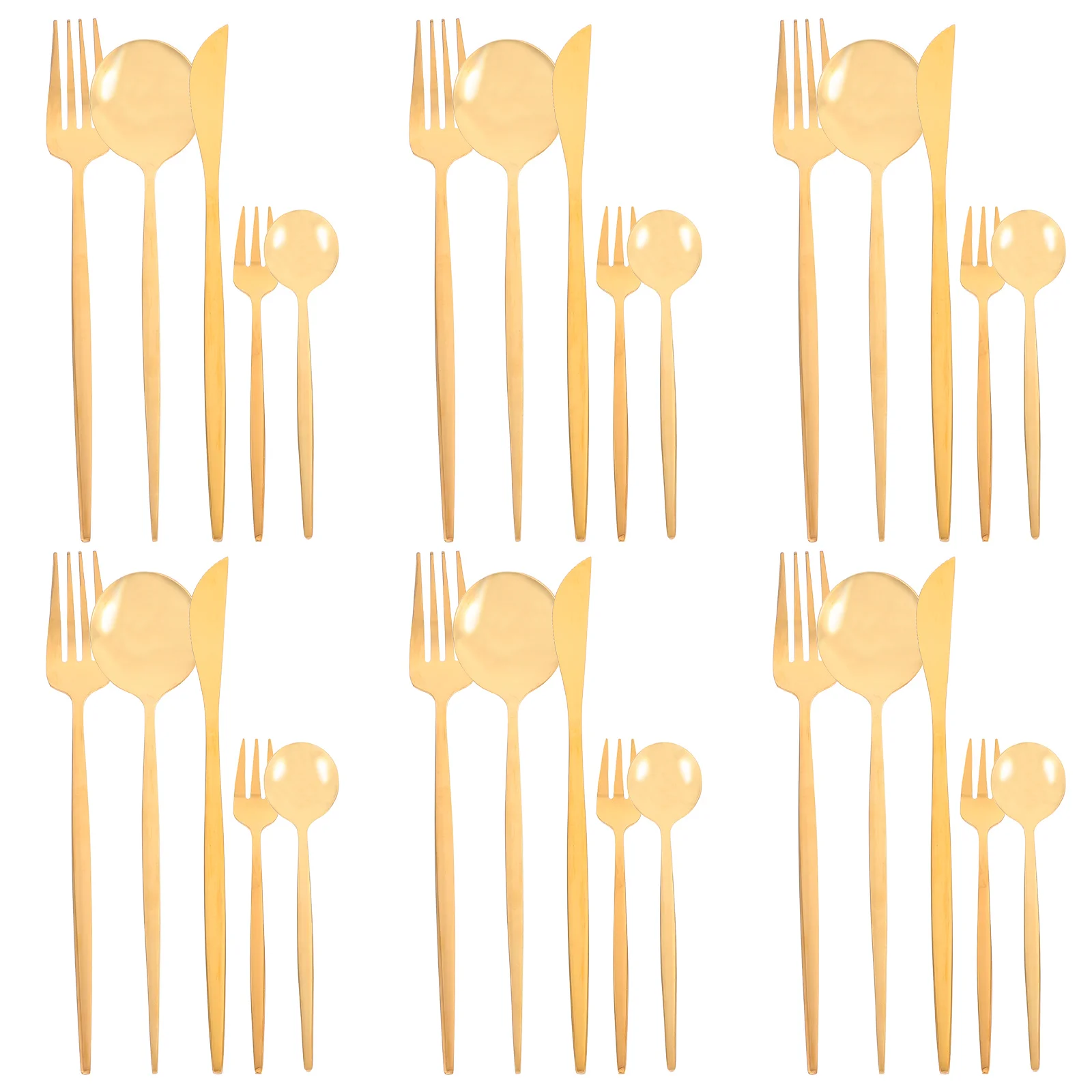 

1 Set Stainless Steel Flatware Kitchen Silverwares Set Forks Spoons And Knives Set Western Dinnerware Set Silverware Set for Fo