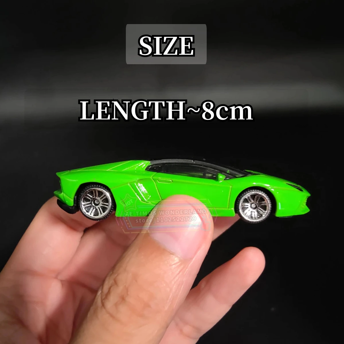 1/64 Lamborghini Aventador Roadster Replica Scale Car Model Miniature Art Diecast Vehicle Ornament Kid Boy Xmas Gift Toy