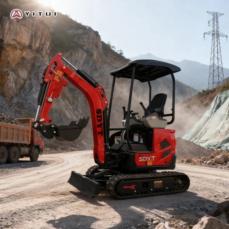 

Multi-Functional Mini Excavator 2.0 ton Crawler Digger Compact Design Customized Reinforced Chassis Boom & Arm