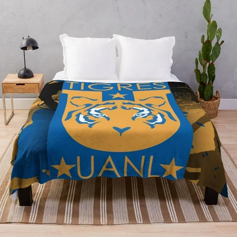 

Tigres de la UANL Throw Blanket Soft Breathable Blanket for Night Sleeping