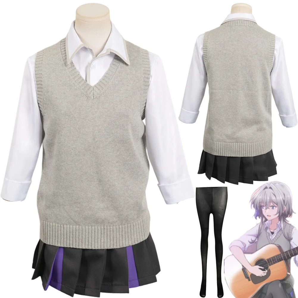 Asanagi Yori Roleplay Costume Anime Sasayaku You Cosplay Ni Koi O Utau Outfits Female Cosplay Skirt Pantyhose Halloween Suit