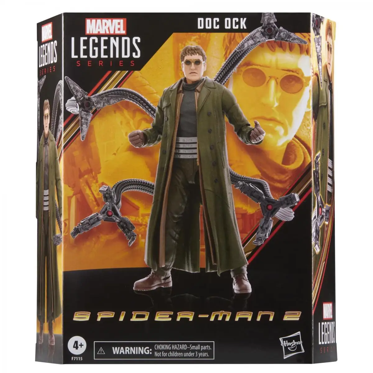 Marvel Legends Series Doc Ock, Spider-Man: No Way Home Collectible, Deluxe 6-Inch Action Figure, 4 Accessories Figure Toy Gift