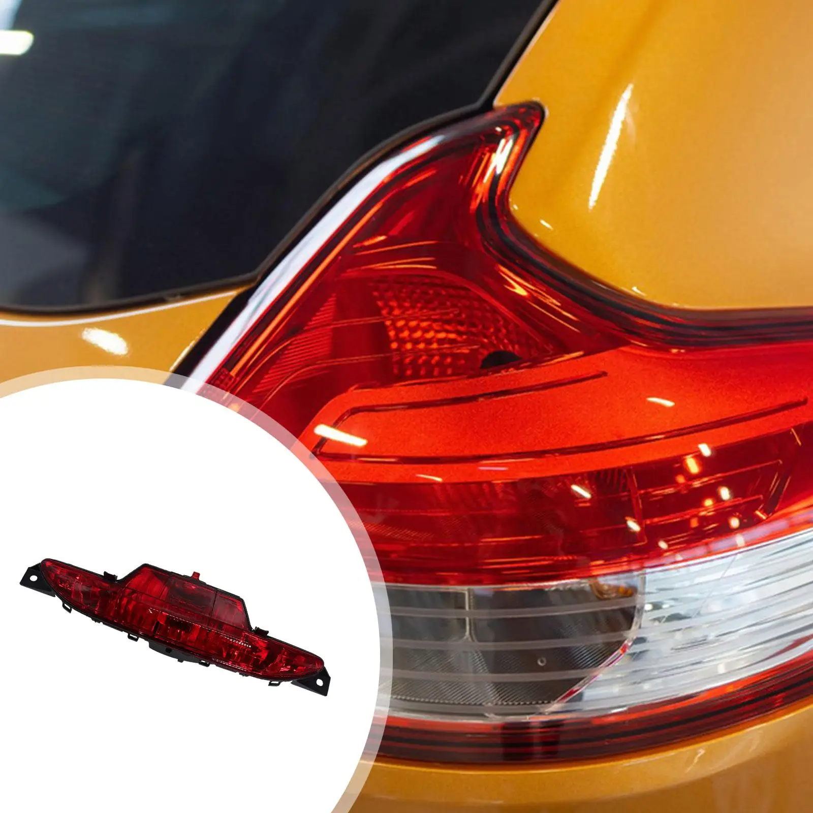 Rear Fog Lamp ABS Plastic Direct Replacement Car Lighting Practical Auto Accessory for Peugeot 208 2015-2019