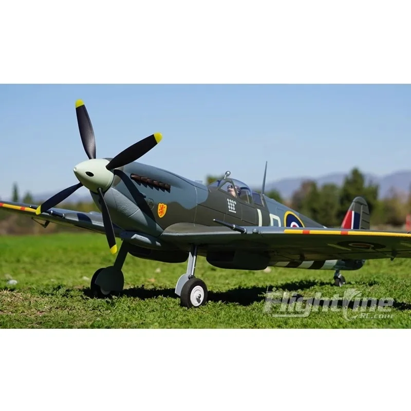 Flightline 공식 정통 Rc 1.2m 윙스팬 제2차 세계 대전 모델 Super Marin "Spitfire" Mk.Ixc 원격 제어 우주 모델 비행기