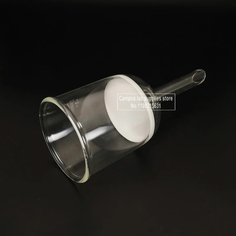 1pcs Glass Sand Core Funnel 30 40 60 100 250 500 1000ml Laboratory Acid and Alkali Resistant Vertical Melting Filtration Funnel