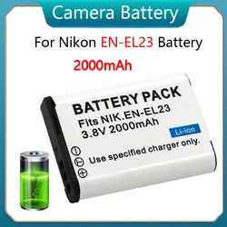 2000mAh Rechargeable EN-EL23 EN EL23 Battery for Nikon COOLPIX P610S P900S B700 S810C P600 for Nikon EL23 Camera Digital Battery