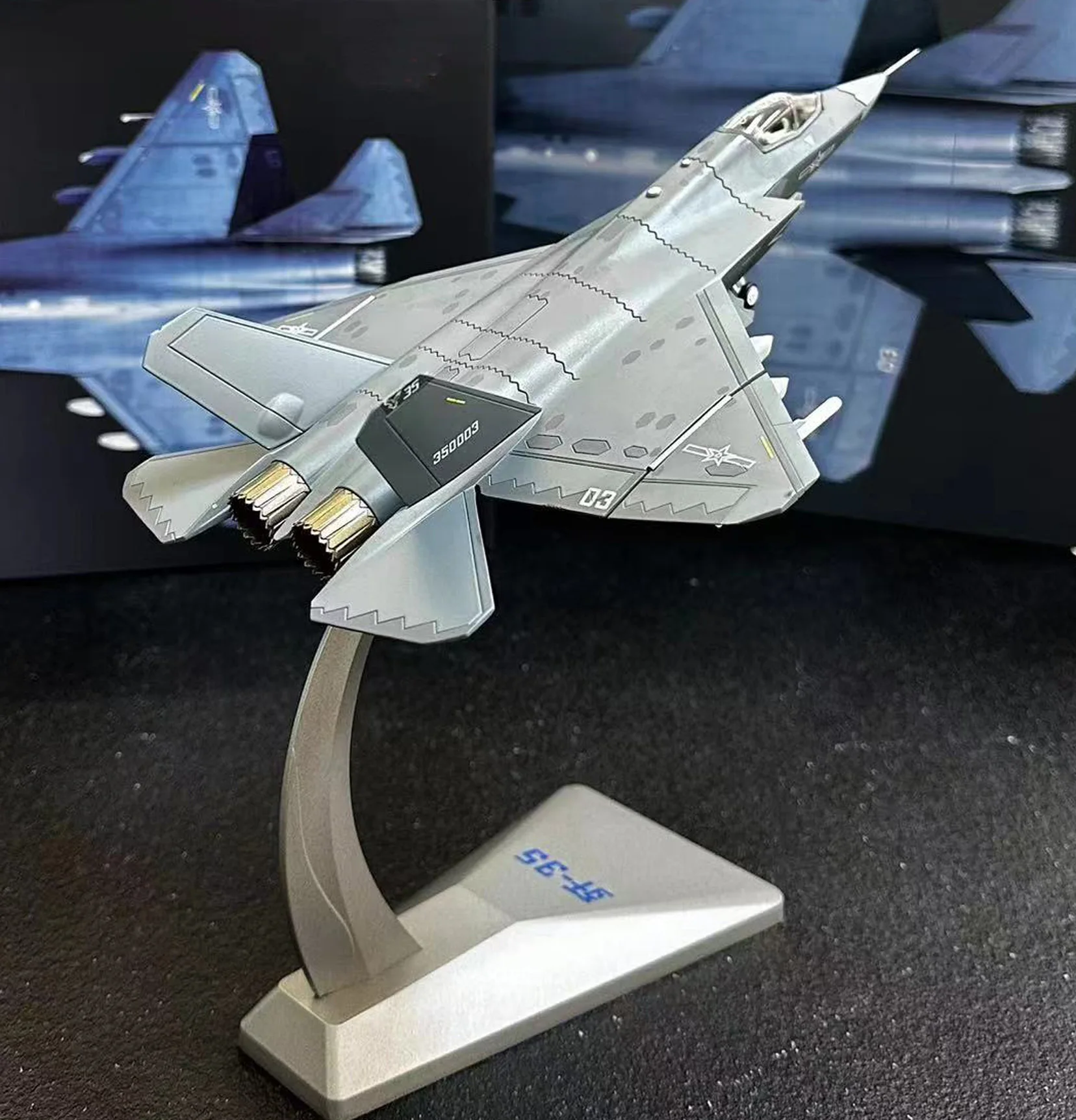 1/72 AF China J-35 J35 stealth fighter model Alloy finished product collection model