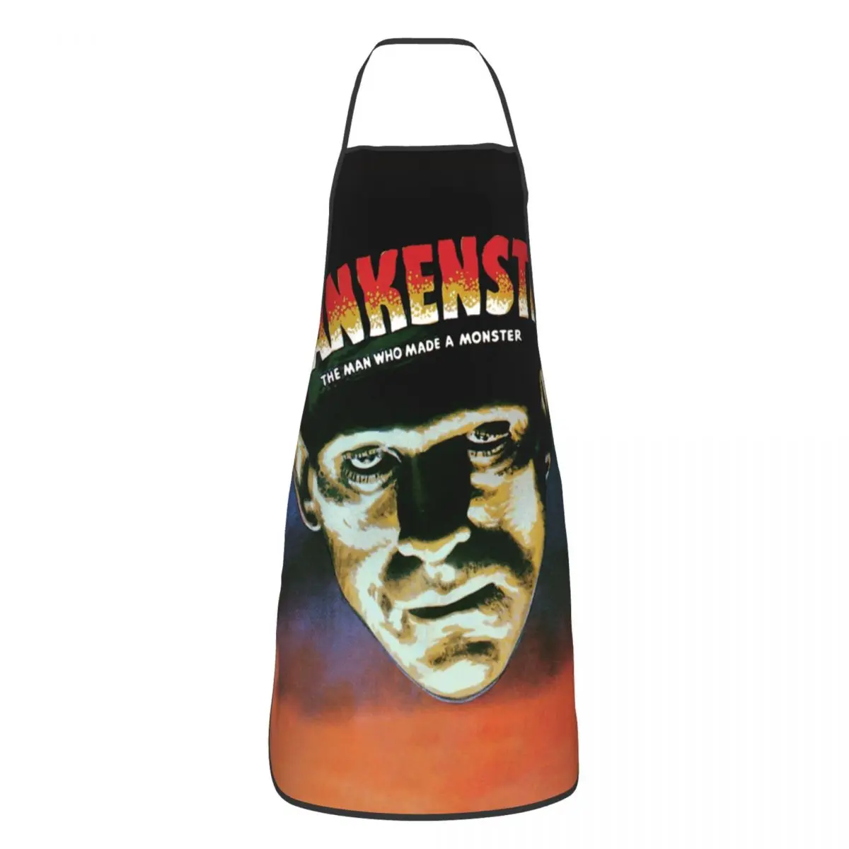 Unisex Frankenstein Monster Kitchen Chef Cooking Baking Apron Men Women Horror Movie Tablier Cuisine for Gardening