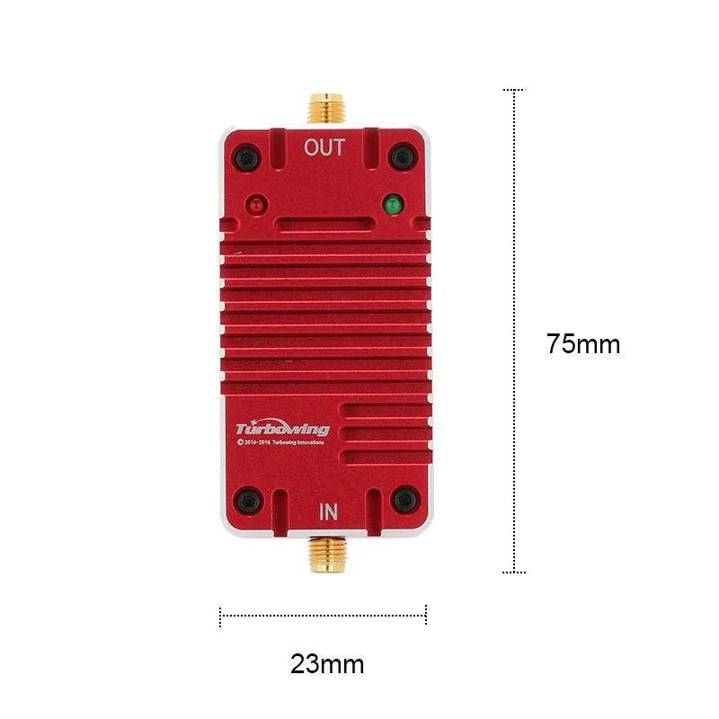 Turbowing RY-2.4 2.4G Radio Signal Amplifier Booster for RC FPV Drone 2.4G Receiver and Transmitter RC Parts