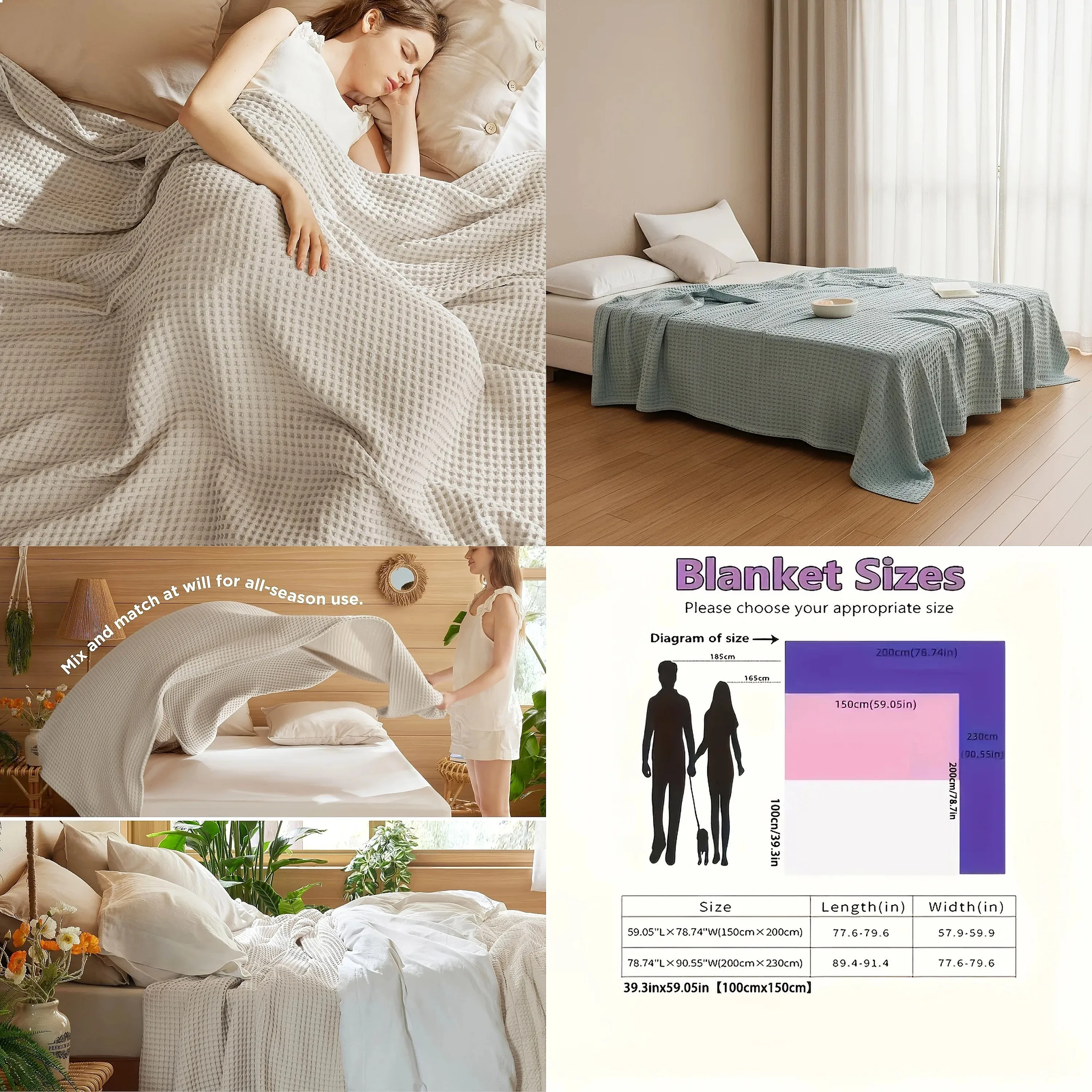 Cotton Multi-Layer Gauze Blanket, Weave Sheet, Nap Blanket, Air Conditioning Throw, Car Blanket, Multi-Purpose Summer