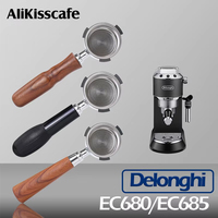 51MM Coffee Bottomless Portafilter Naked Filter Basket For Delonghi Dedica EC680 EC685 Espresso Maker Accessories Barista Tools