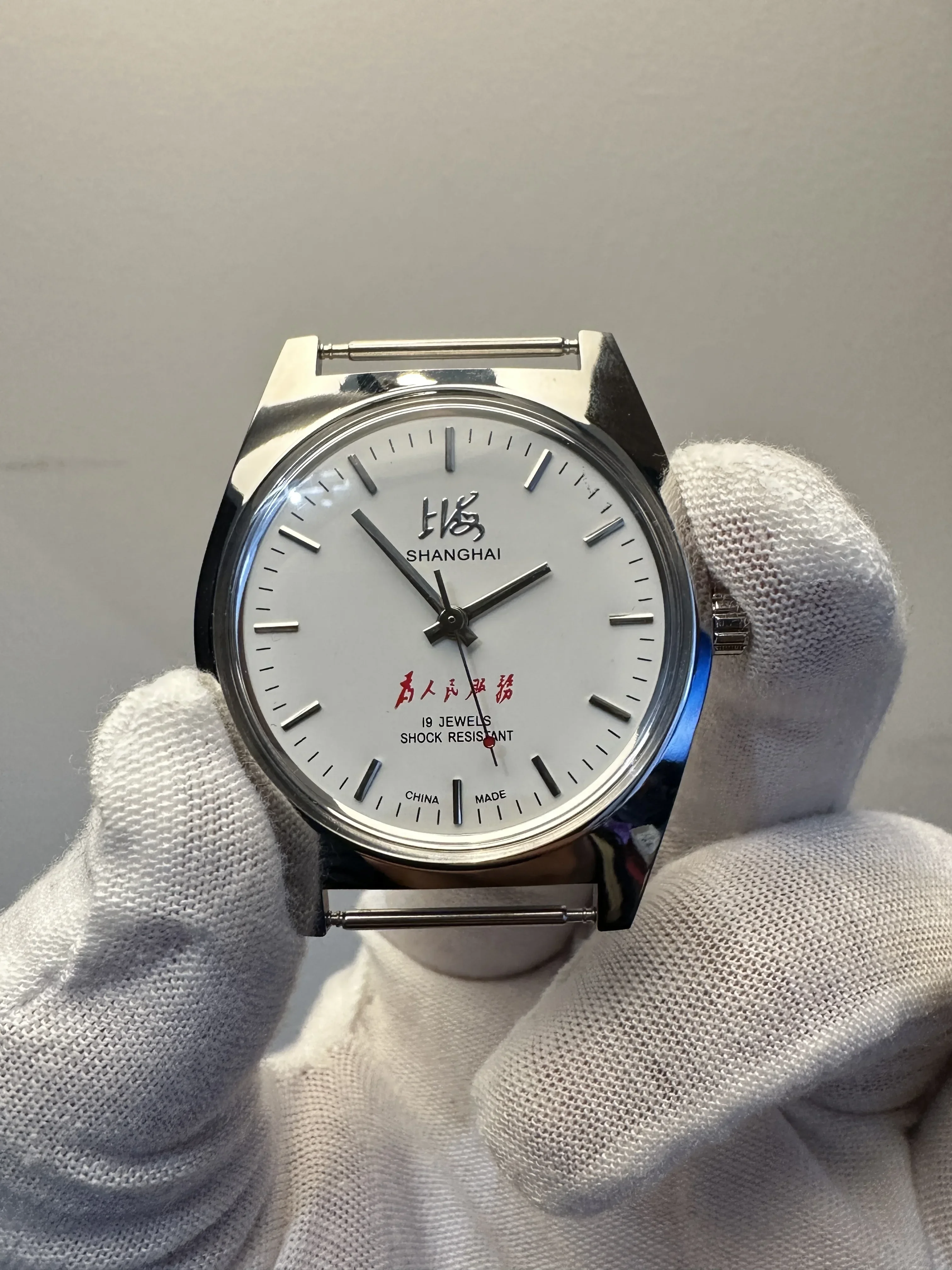 36mm Shanghai Herrenuhr Retro 7120 Manuelle Mechanische Uhr Minimalistische Business-Armbanduhr Dropshipping – Detail 6