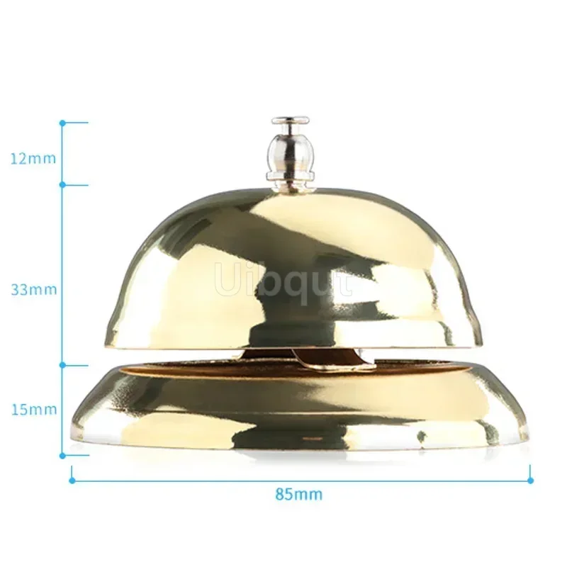 1Pcs Kitchen Hotel Counter New Desk Reception Restaurant 8.5cm Christmas Cat Craft Bell Bar Ringer Call Bell Service Ring Timer
