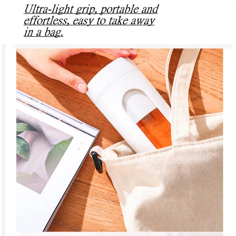 Spremiagrumi elettrico portatile USB frullatore di ricarica Wireless Mini estrattori di frutta Mixer Juice Maker Machine 300ML