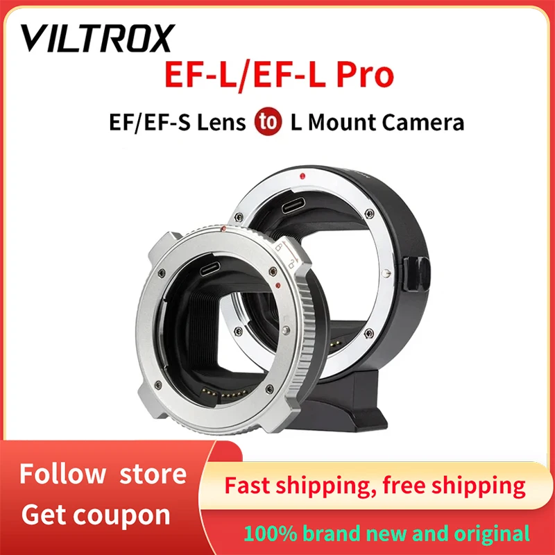 

Viltrox EF-L Pro Lens Mount Adapter Auto Focus For Canon EF EF-S to Leica Panasonic Sigma SL2 Panasonic S1 S1R S1H S5 S5IIX