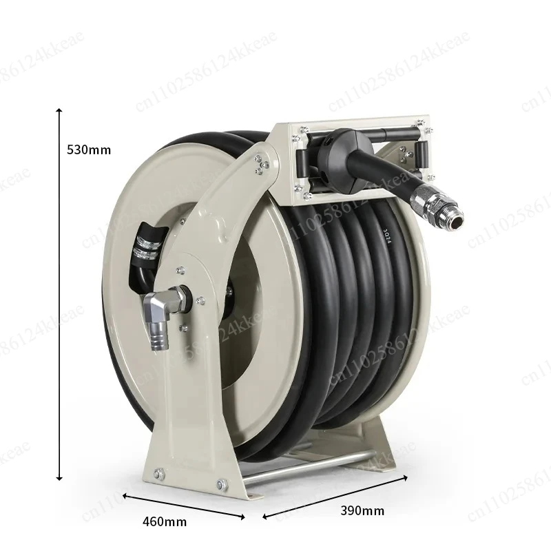 Factory direct sales 1 inch 15 meters universal pump pipe reel automatic refueling machine reel with 15 meters hose