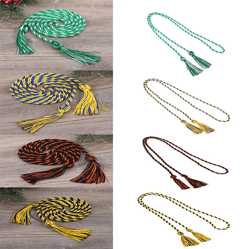 

Graduation Honor Cord Graduate Rope Bachelor Clothing Tassel Polyester Yarn Honor Cord for Bachelor Gown Graduation Students (Ye