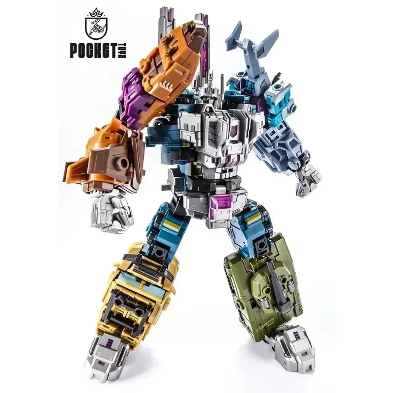 PocketToys Transformatie Bruticus 5 in 1 PT05 PT-05 Combo G1 Battle Titan 27 cm Action Figure Speelgoed Collectible speelgoed Geschenken