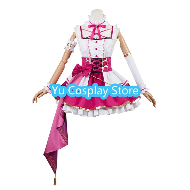 Game Fate Grand Order Idol Ereshkigal Cosplay Costume FGO Gorgeous Red Dress Halloween Carnival Uniforms Custom Made