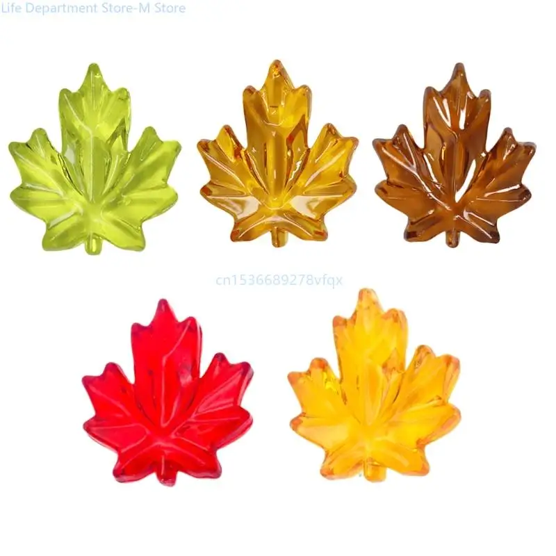 

120pcs Festives Acrylic Maple Leaves Thanksgiving Day Celebration Decoration