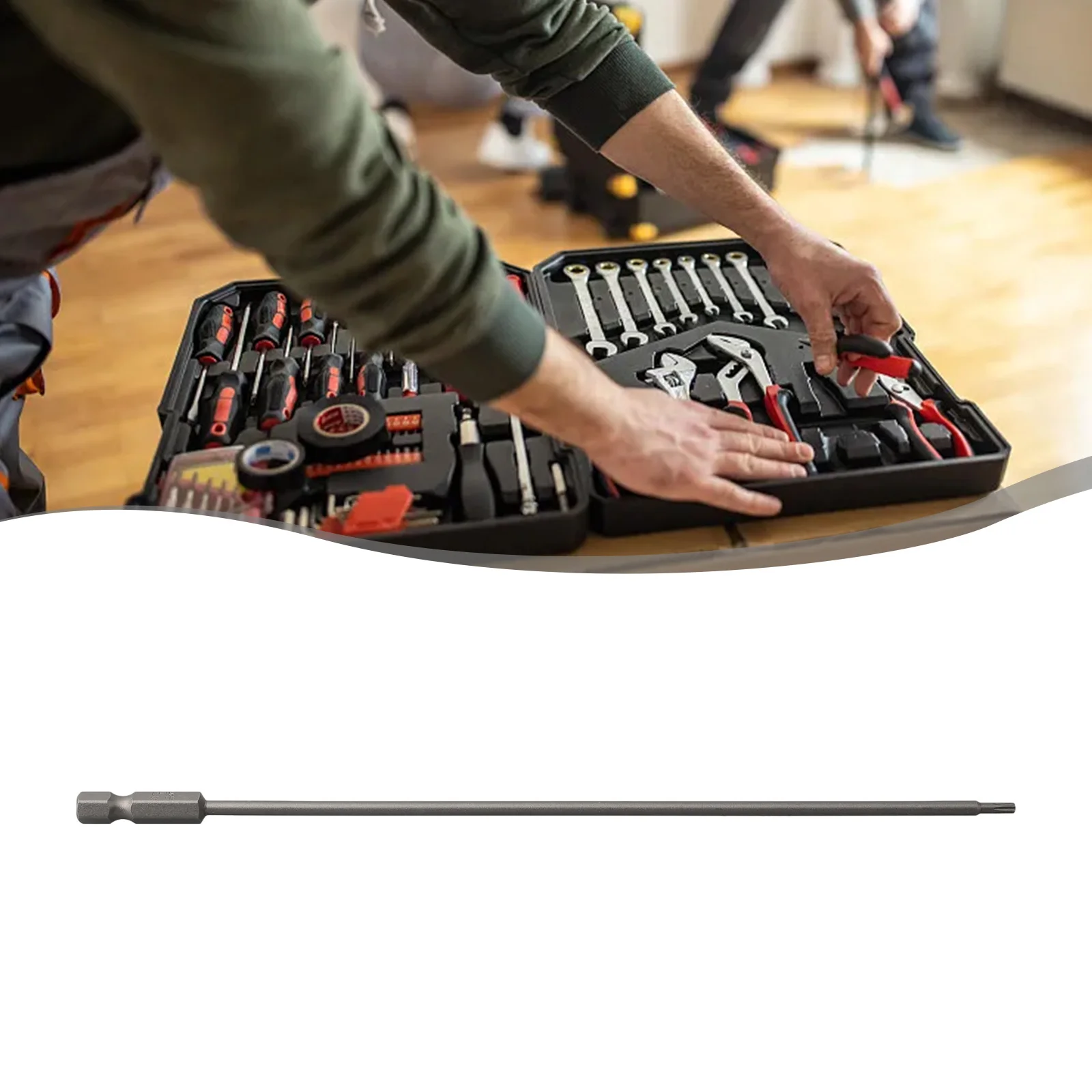 7,78 Zoll Hohl Torx-schraubendreher Bit Hex Schaft T8-T40 Werkzeug Für Exakte Schraube Unscrew Stahl Elektrische Schraubendreher DIY Hand Werkzeuge