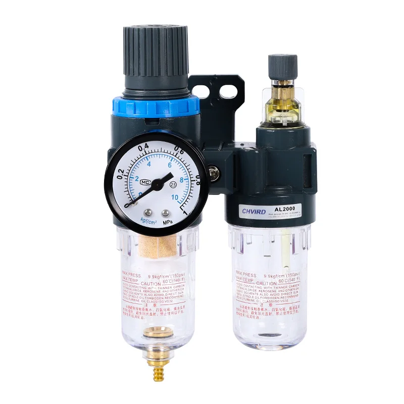 Air Source Treatment Pneumatic Pressure Reducing Valve Regulating Valve Air Oil Water Separator Filter