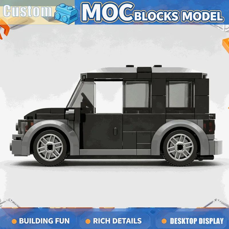 NEW 148PCS MOC Compact Utility SUV Vehicle Model Custom Puzzle DIY Creative Building Blocks Assembly Toy Display Popular Gifts