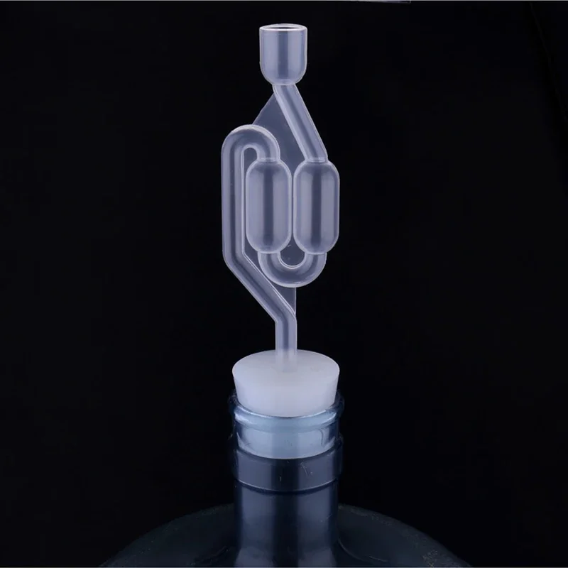 5 sztuk śluzy w kształcie litery S, Homebrew Bubble Airlock Carboys korek i zawór uszczelniający fermentera z przelotkami spożywczymi produkcja wina — zdjęcie 7