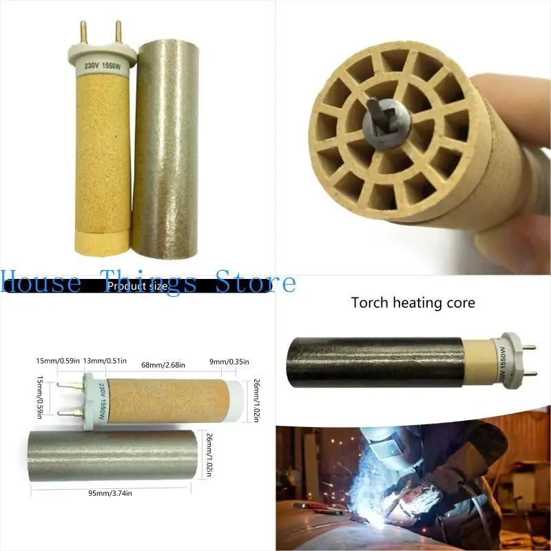 

652F Ceramic Heating Cores Welding Guns Heat Cores For Soldering Guns Replacement Parts High Temperatures Resistant Factor
