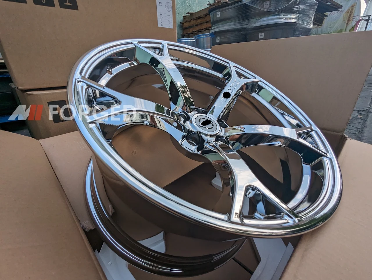 Maining Forged Silver Chrome Nismo V1 Wheels Rims for Nissan 350z