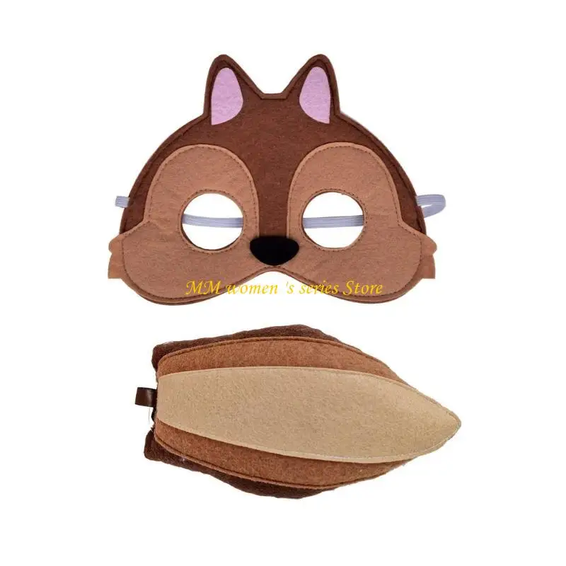 

Q39C Хэллоуин Маска животных костюм и повязка на голову для детского Хэллоуин Одеться косплей
