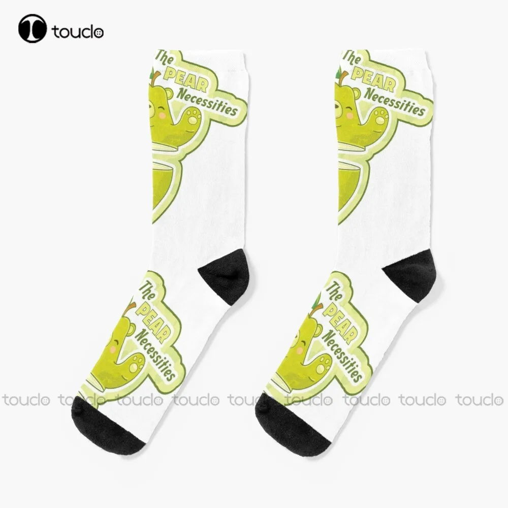 

The Pear Necessities Funny Joke Socks Boy Socks High Quality Cute Elegant Lovely Kawaii Cartoon Sweet Cotton Sock New Popular