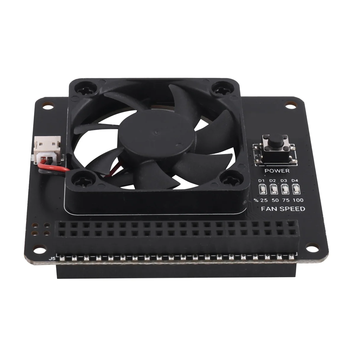 Argon FAN HAT for Raspberry Pi 4B 3B+ 3B PWM Software Control Fan Function Power Button Fit for Argon NEO Case for Pi 4