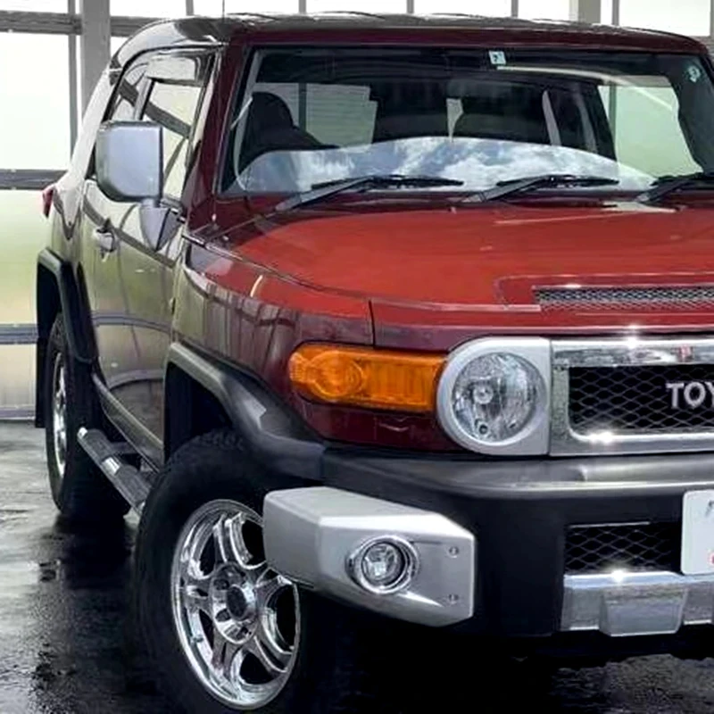 For 07-22 Toyota FJ Cruiser front bumper corner replacement installation with fog lamp corner bumper front bumper modification