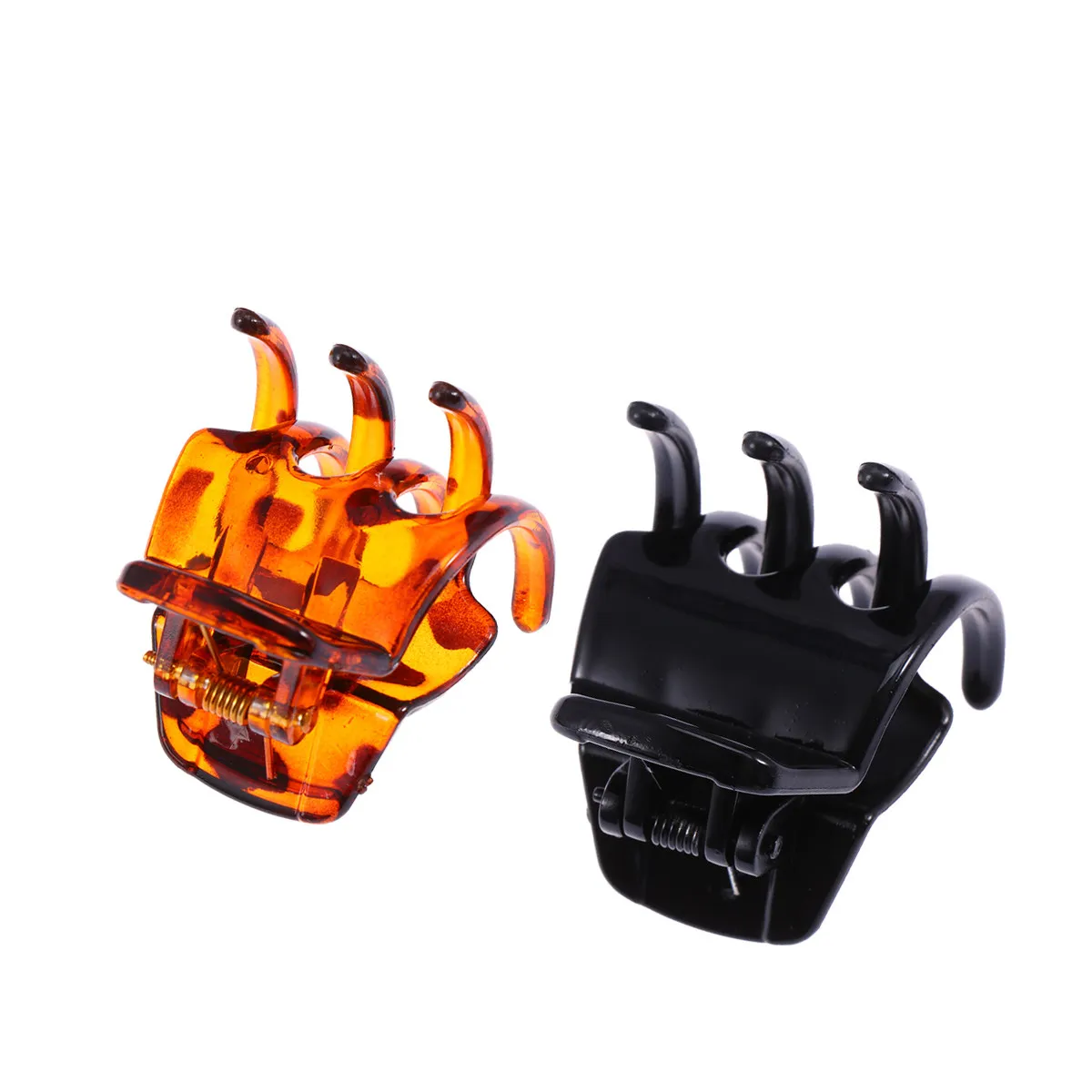 

24Pcs Mini Hair Claws Plastic Retro Hair Clamps Vintage Clips Minimalist Headdress for Women Girls Kids Toddlers Bangs Styling