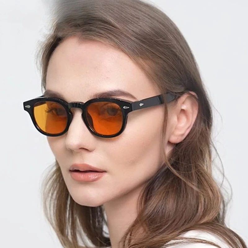 

Retro Rice Nail Small Frame Sunglasses Simple Versatile Men and Women Senior Sense Driving Sunscreen Sunglasses Shades UV400