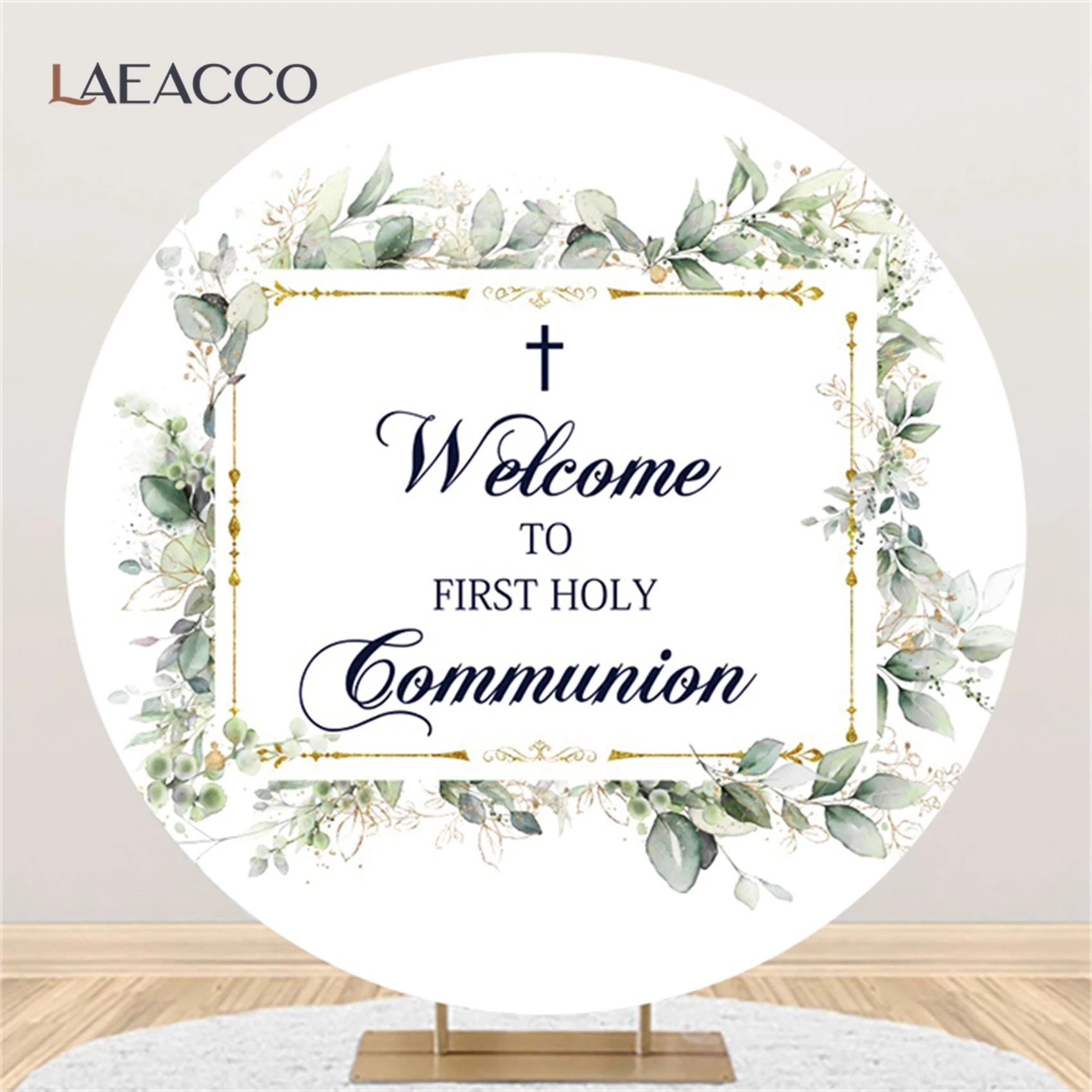 เจ้าหญิงน้อย Turning วันเกิดรอบการถ่ายภาพพื้นหลังมงกุฎดอกไม้สีชมพูตกแต่ง Baby Shower ปรับแต่งฉากหลัง