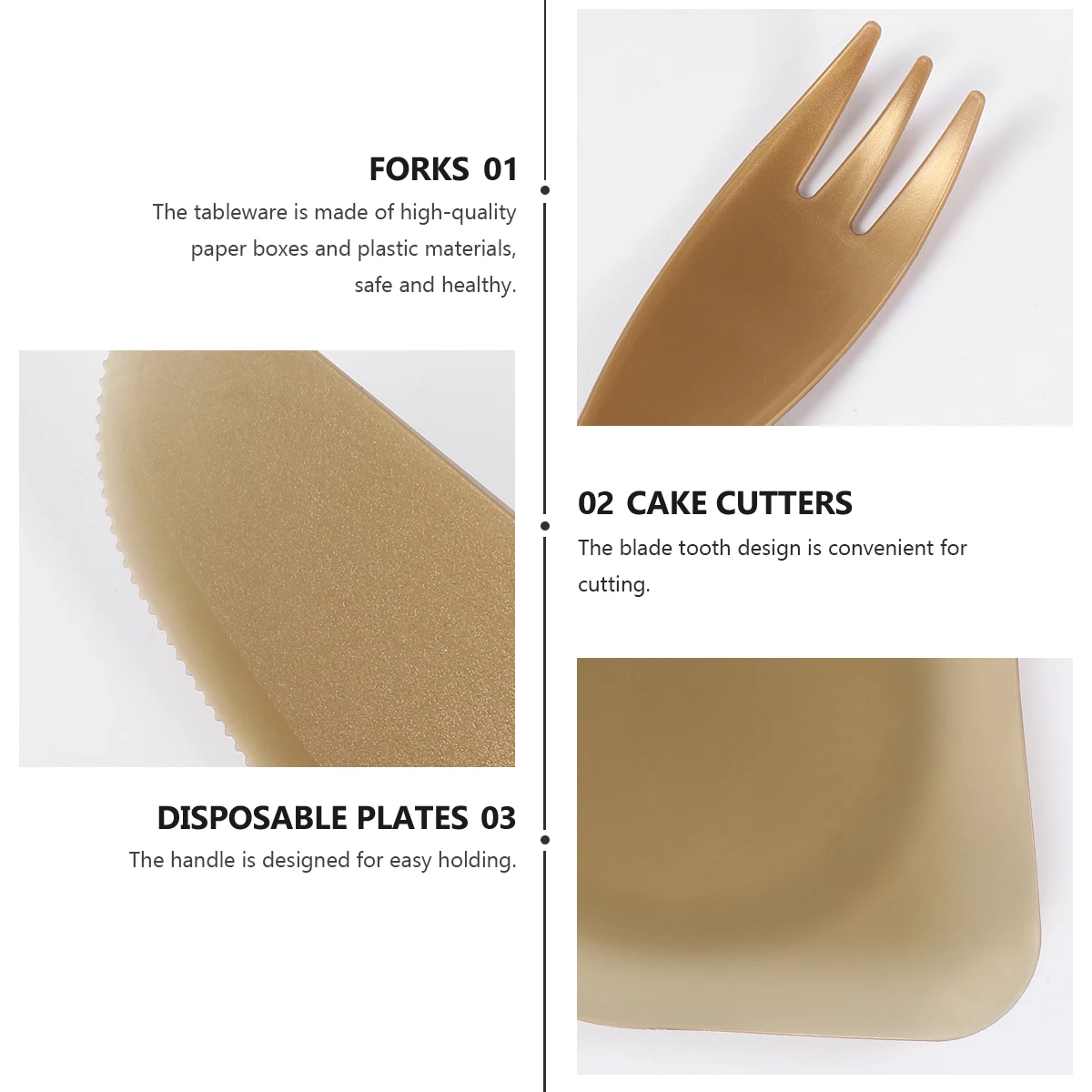 

22pcs Tableware Set Thickened Eco Friendly Paper Birthday Plates Birthday Plate Kids Party Supplies Cake Plates