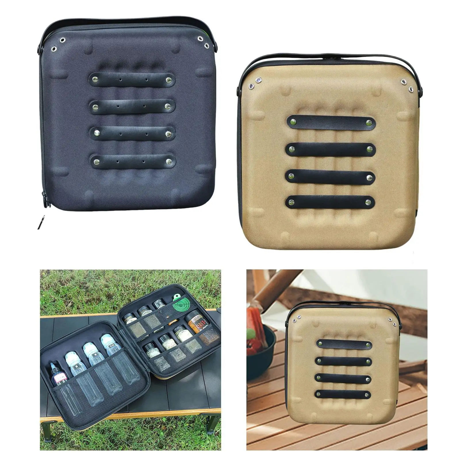 

Storage Bag Multifunctional Cooking Utensil Holder Outdoor Picnic Spice Organizer for Outdoor Travel Backpacking Outside Camping