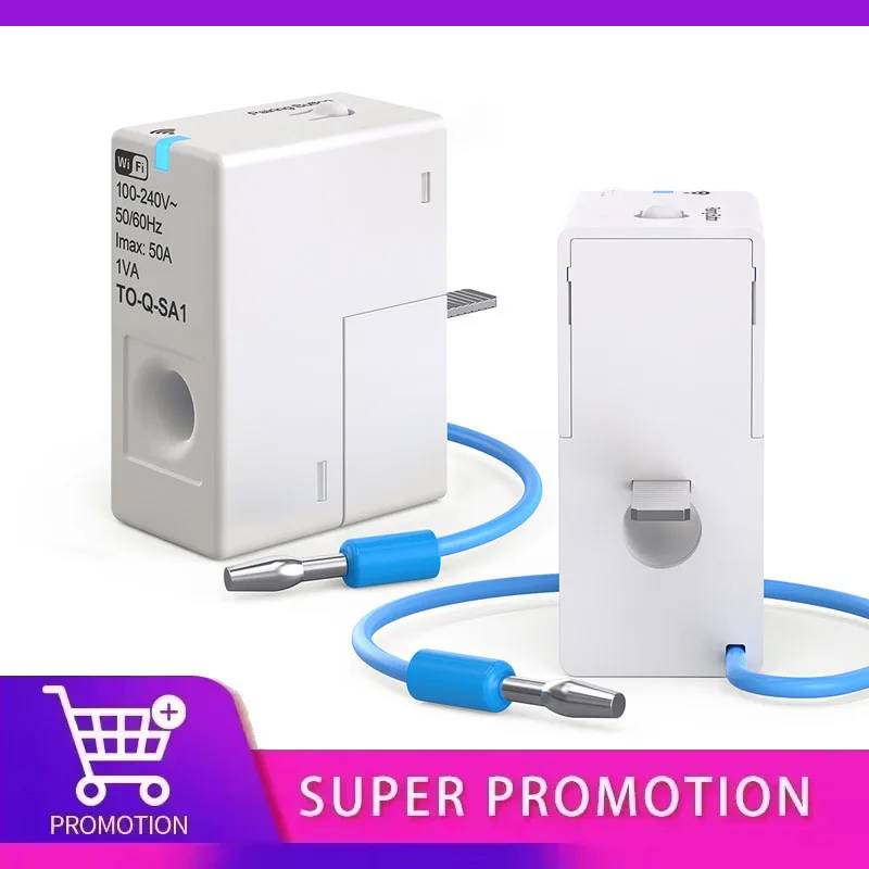

Tuya TONGOU Smart Energy Accessories WiFi Smart with kWh Monitoring and Prepaid Function and Real-time temperature 1-50A